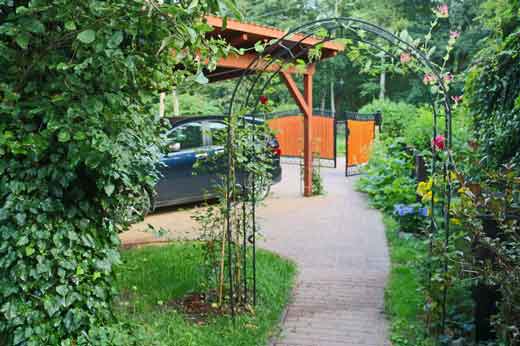 Spreewald Ferienwohnung Wendland Einfahrt