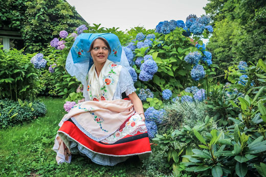 Spreewälderin in Tracht