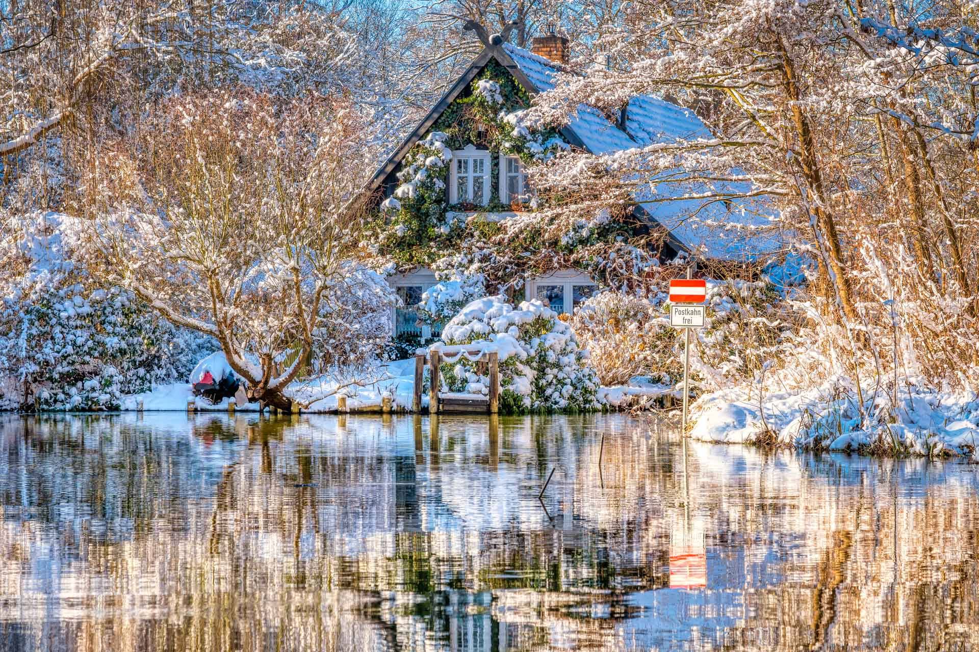 Spreewaldhaus am Fliess in Luebbenau Kaupen